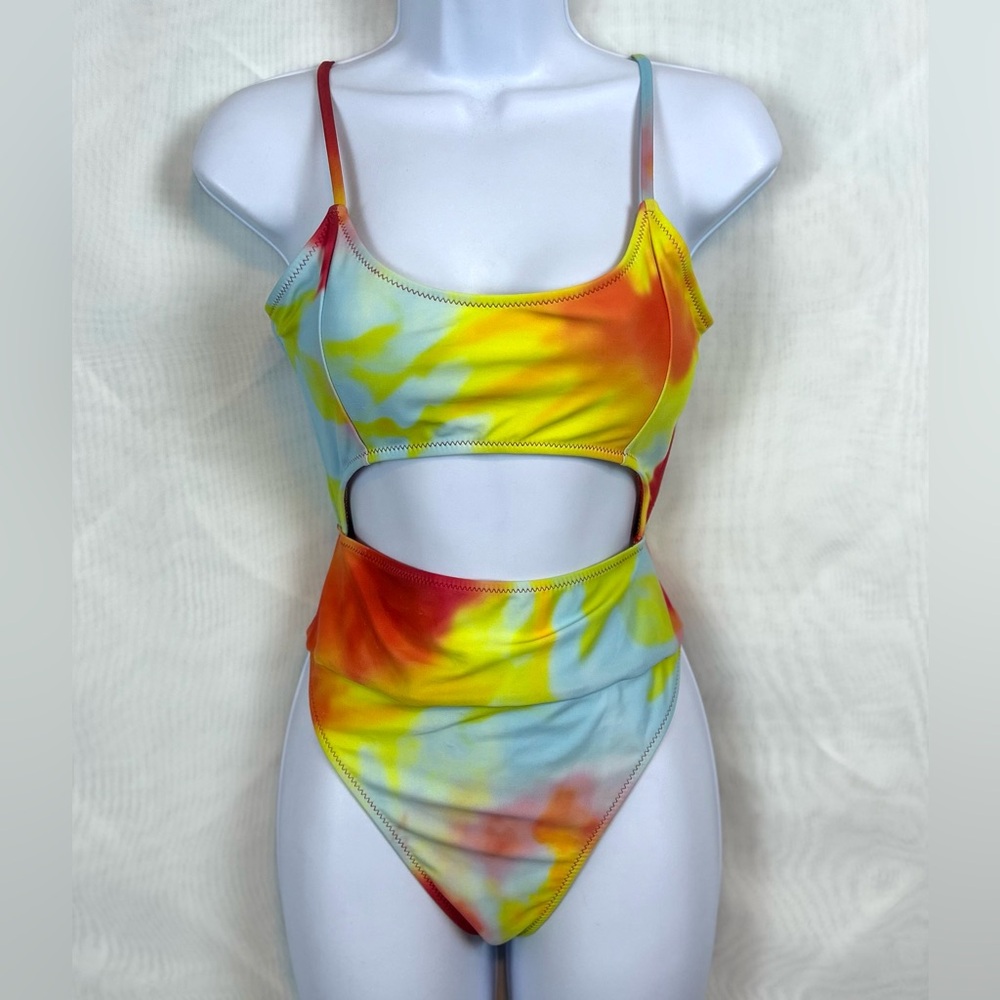 New Womens Tie Dye Monokini Sexy Swimsuit / medium